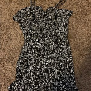 Buckle- Short black and white dress